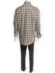 Brunello Cucinelli Plaid Print Long Sleeve Shirt