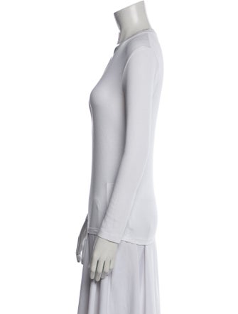 Brunello Cucinelli V-Neck Long Sleeve Top