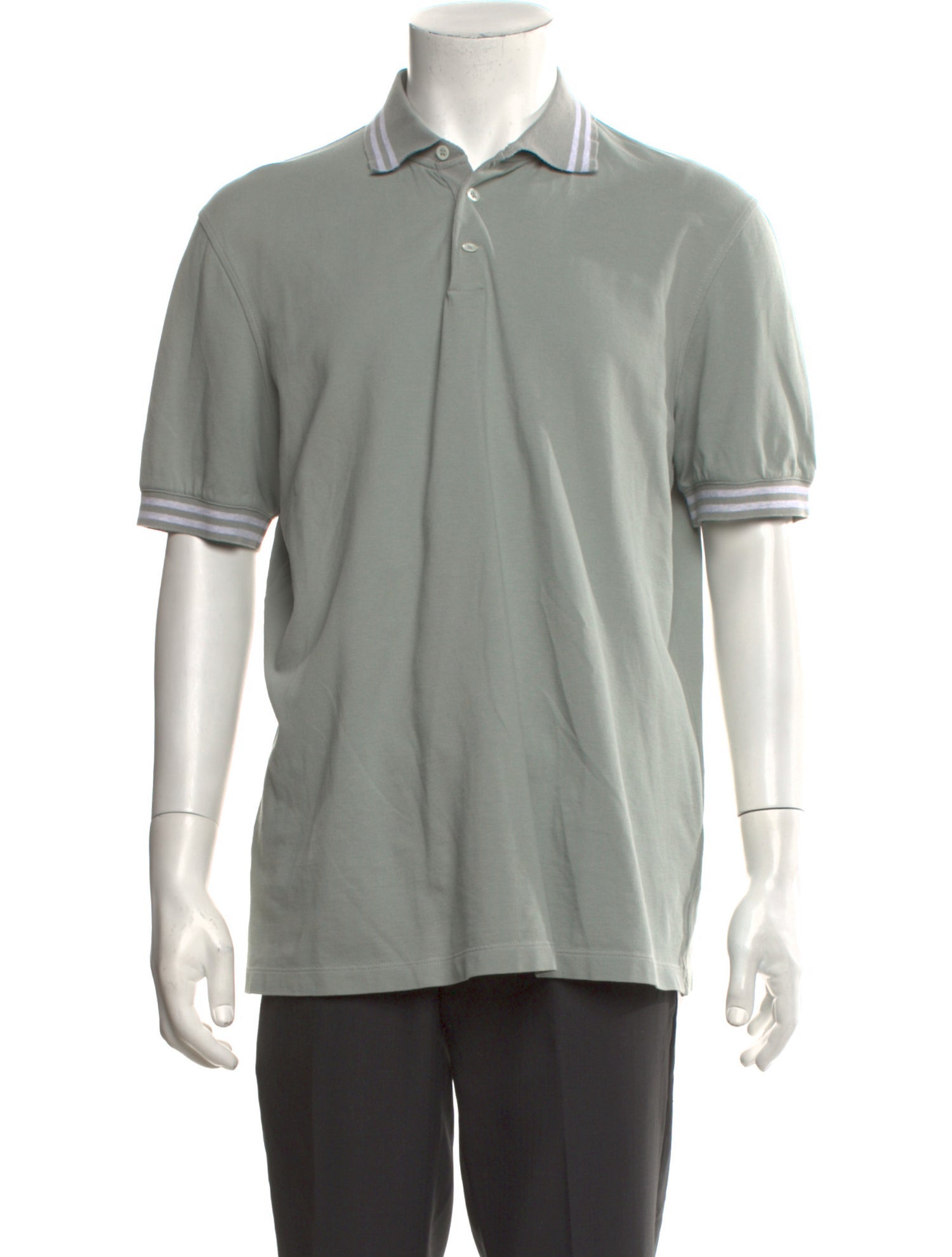 Brunello Cucinelli Collar Short Sleeve Polo Shirt