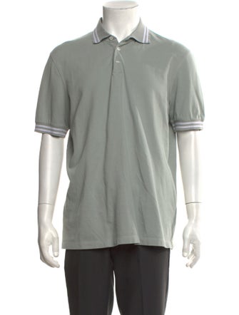 Brunello Cucinelli Collar Short Sleeve Polo Shirt
