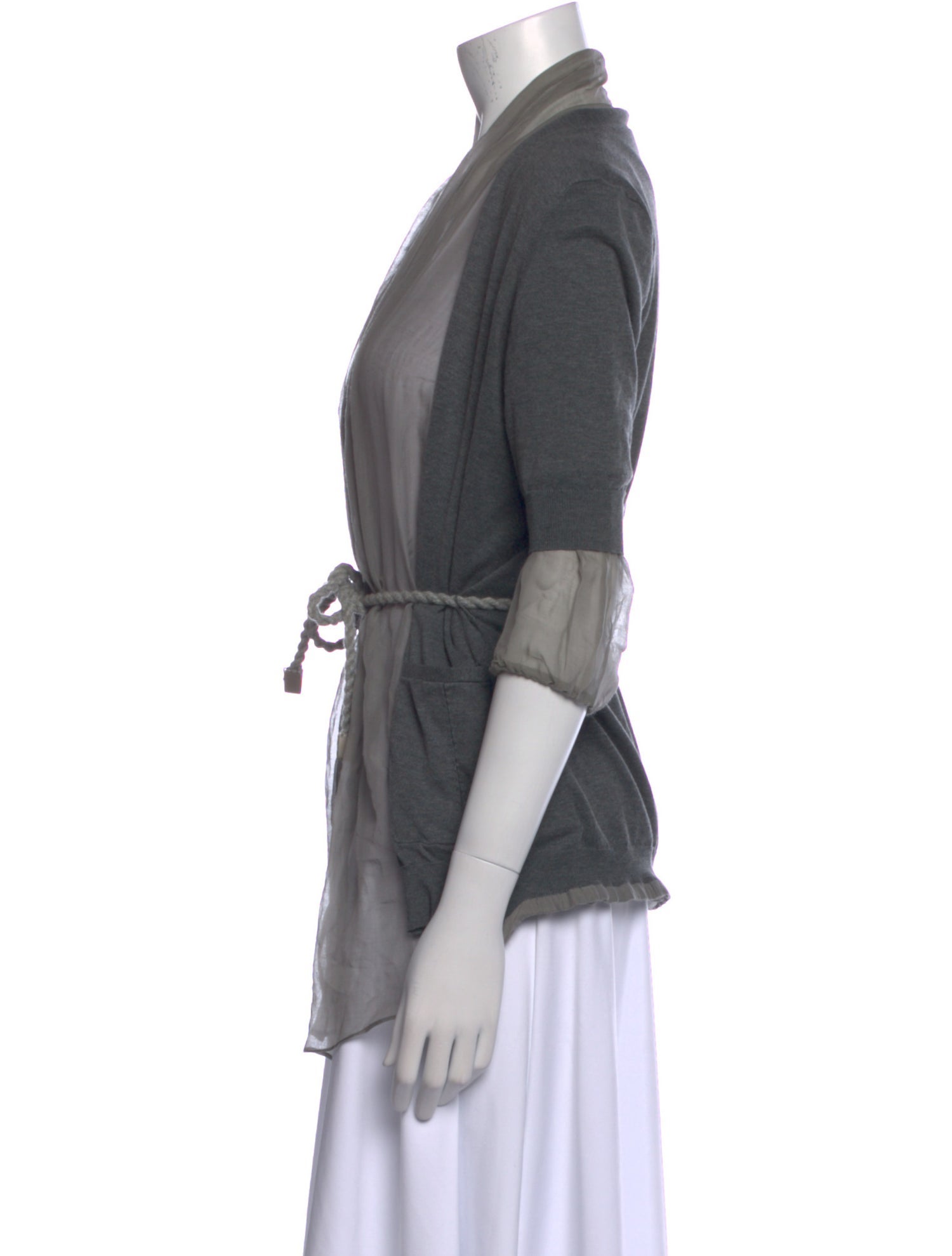 Brunello Cucinelli Open Front Sweater