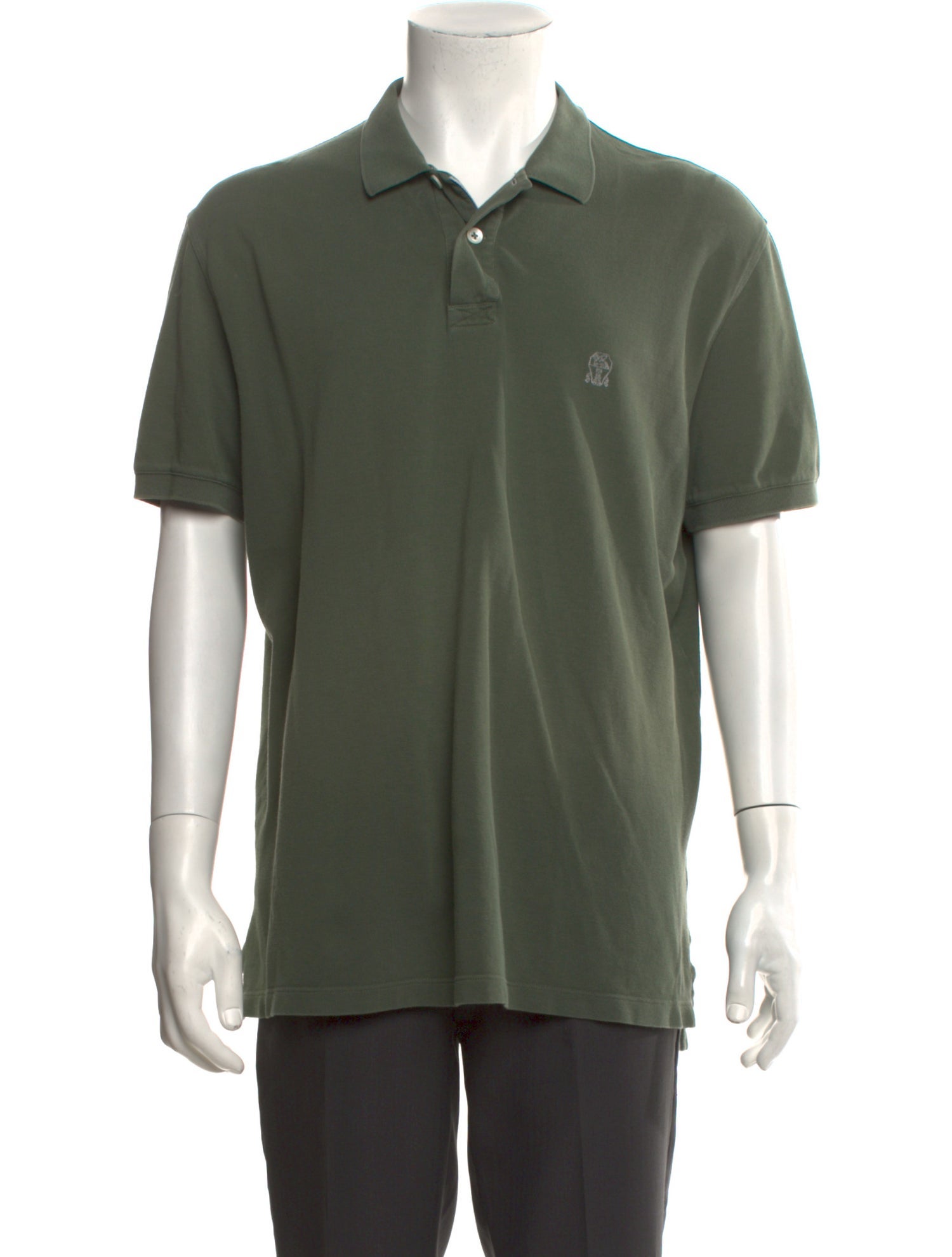 Brunello Cucinelli Collar Short Sleeve Polo Shirt