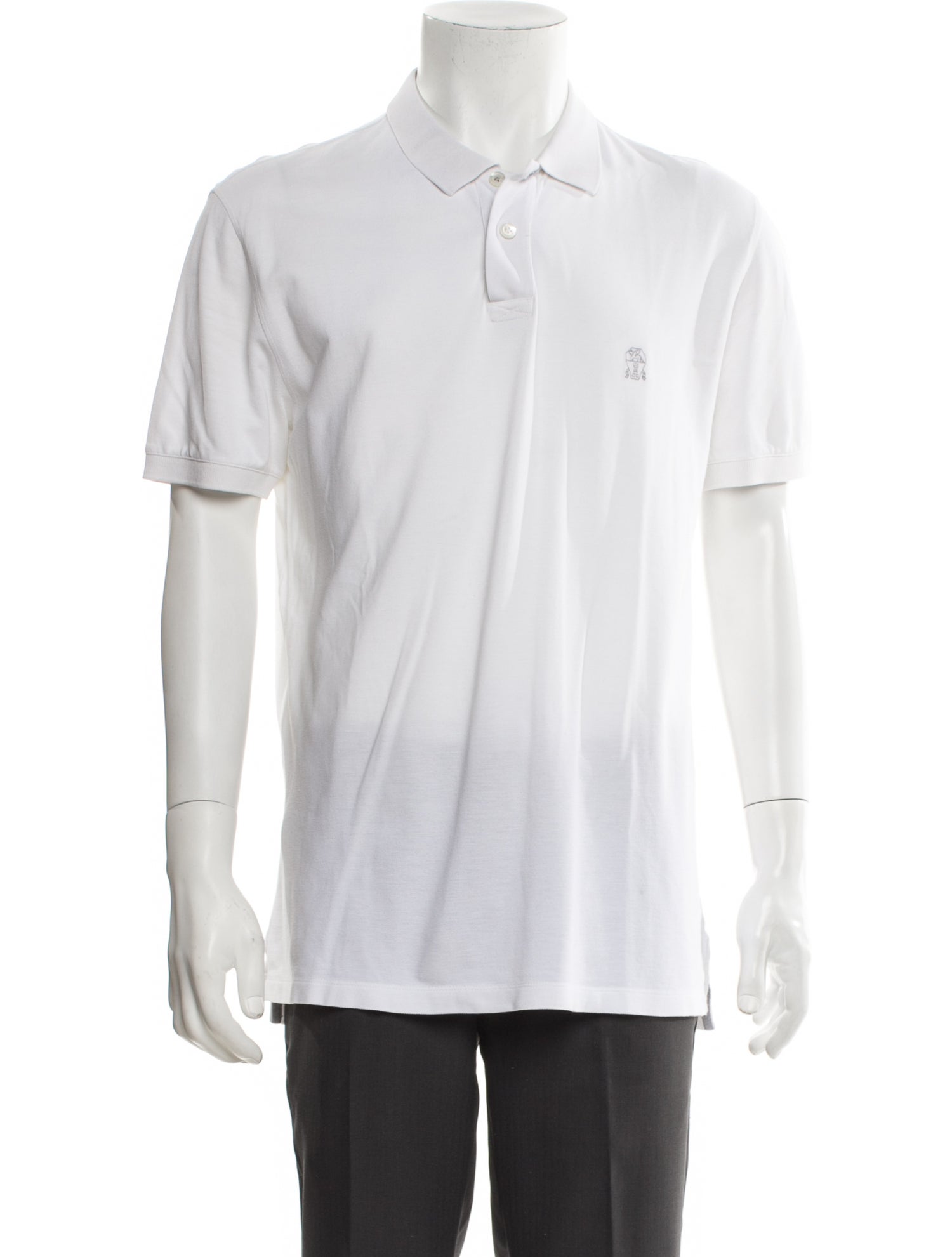 Brunello Cucinelli Crew Neck Short Sleeve Polo Shirt