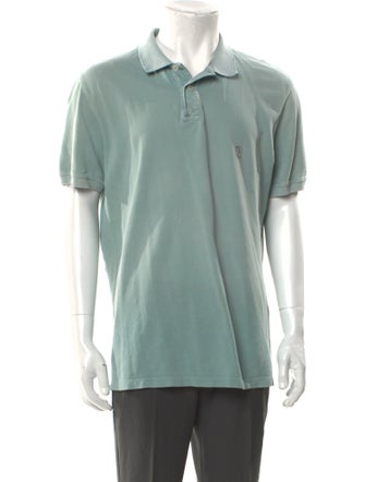 Brunello Cucinelli V-Neck Short Sleeve Polo Shirt