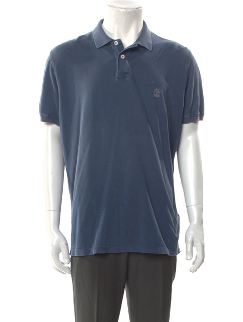 Brunello Cucinelli V-Neck Short Sleeve Polo Shirt