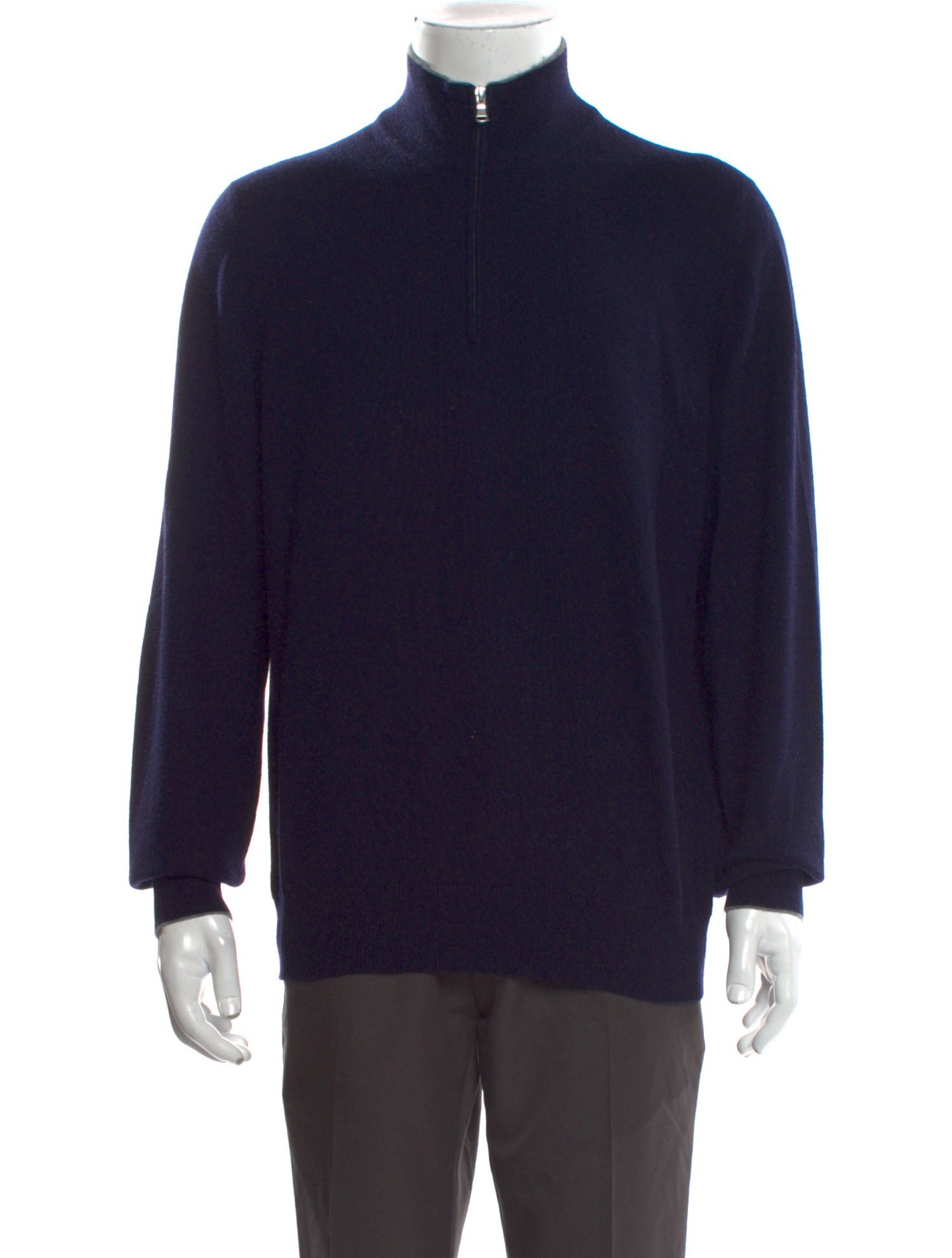 Brunello Cucinelli Cashmere Turtleneck Polo Sweater