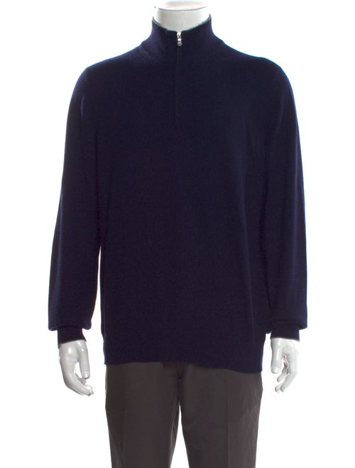 Brunello Cucinelli Cashmere Turtleneck Polo Sweater
