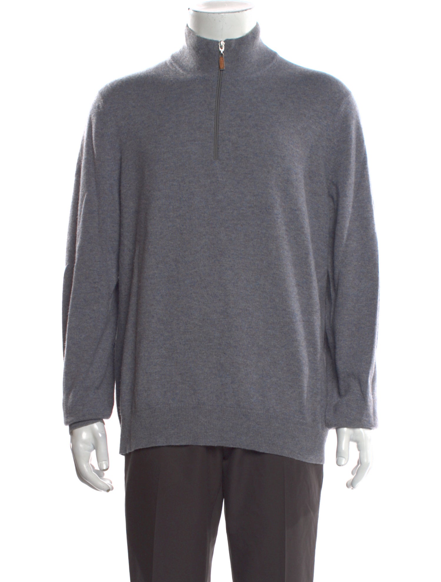 Brunello Cucinelli Cashmere Turtleneck Polo Sweater