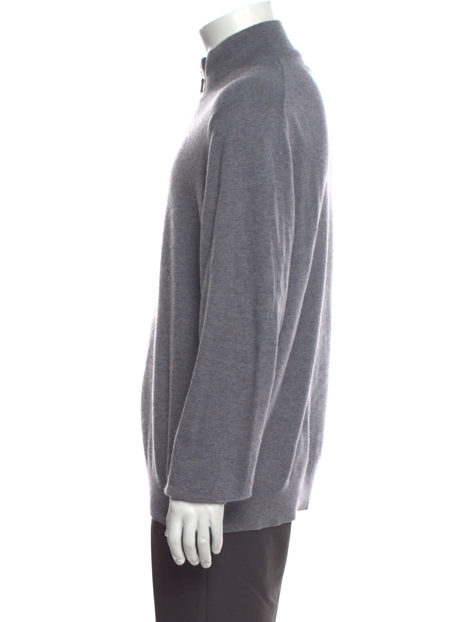 Brunello Cucinelli Cashmere Turtleneck Polo Sweater