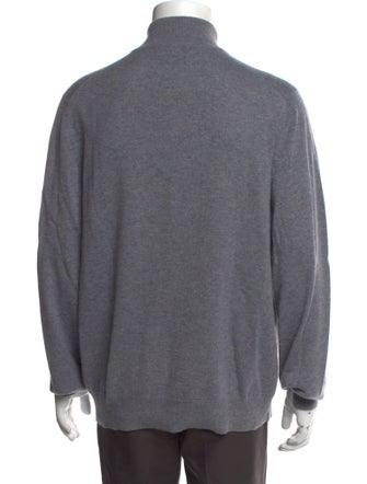 Brunello Cucinelli Cashmere Turtleneck Polo Sweater