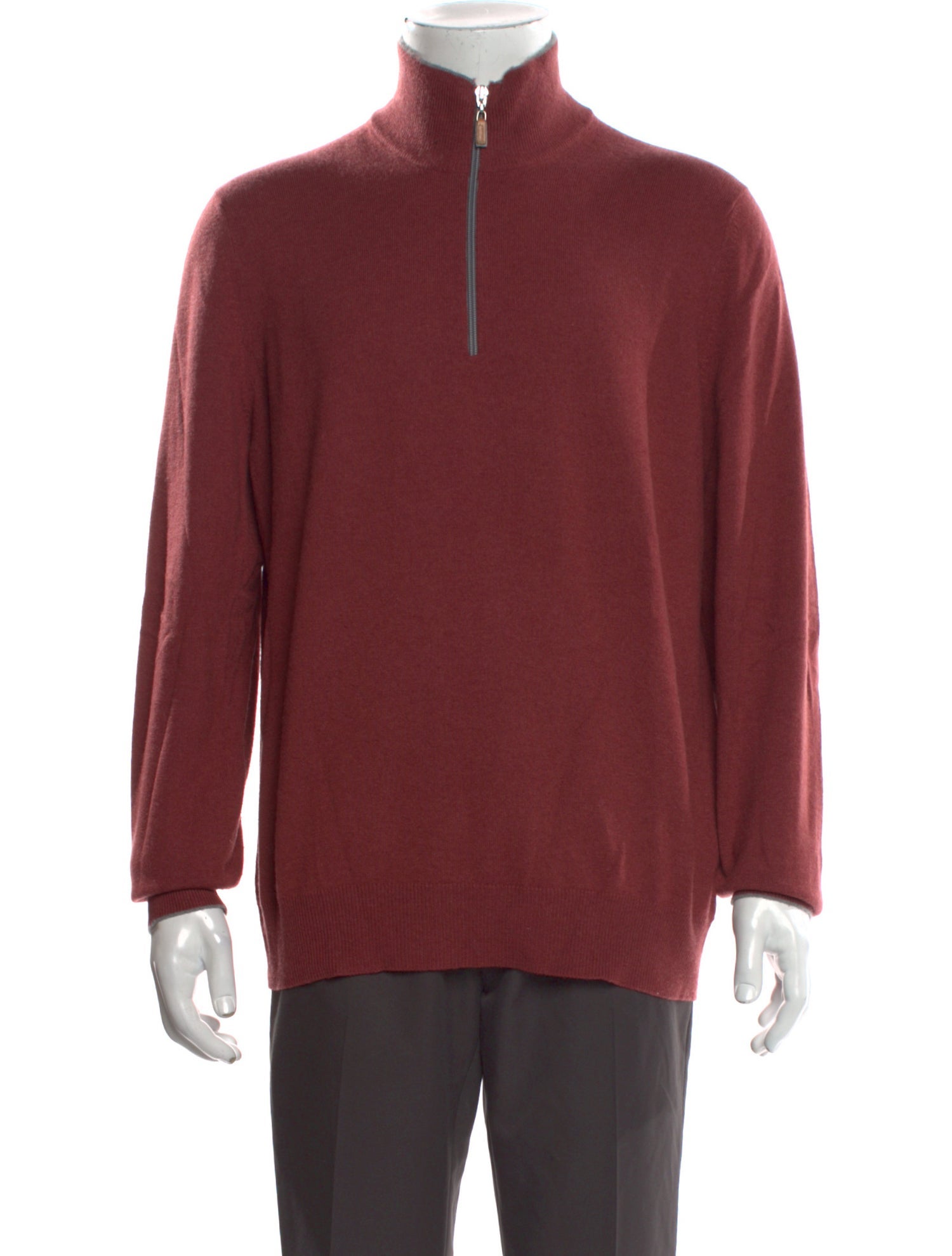 Brunello Cucinelli Cashmere Turtleneck Polo Sweater