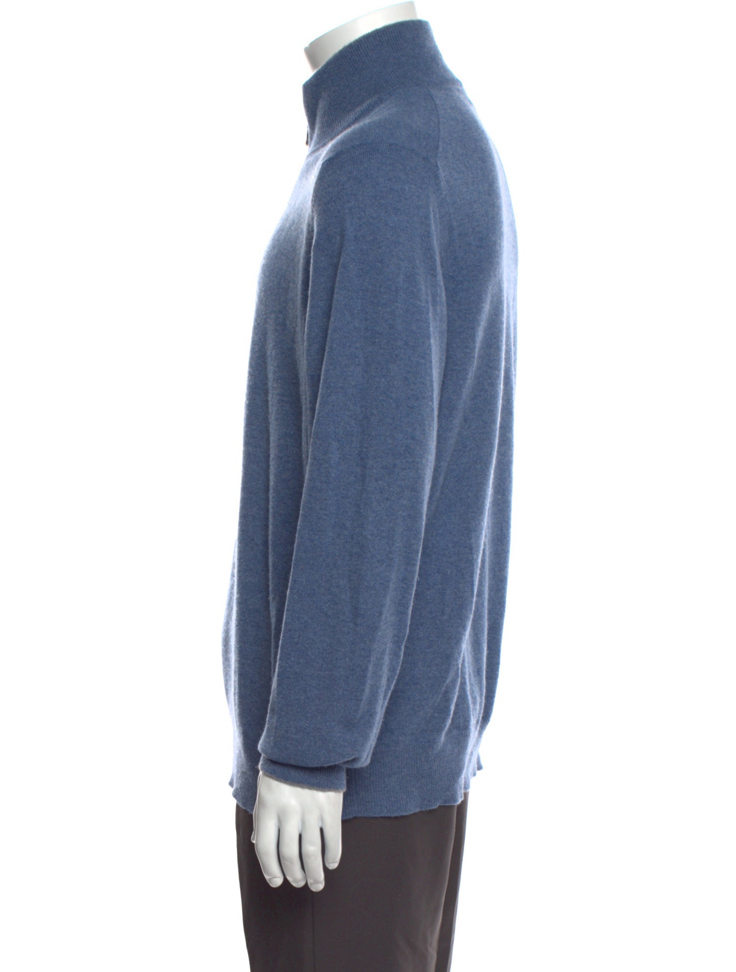 Brunello Cucinelli Cashmere Mock Neck Polo Sweater