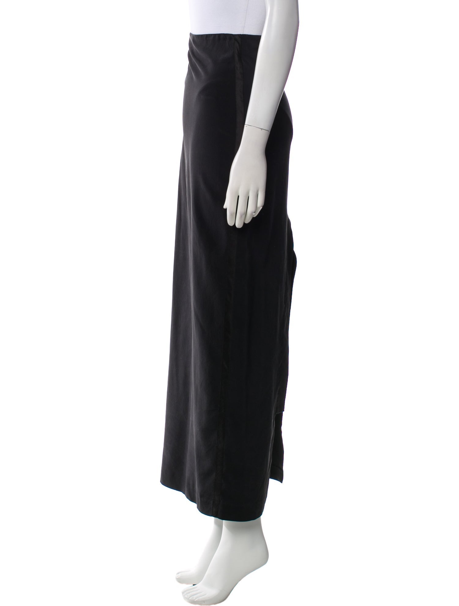 Brunello Cucinelli Silk Midi Length Skirt