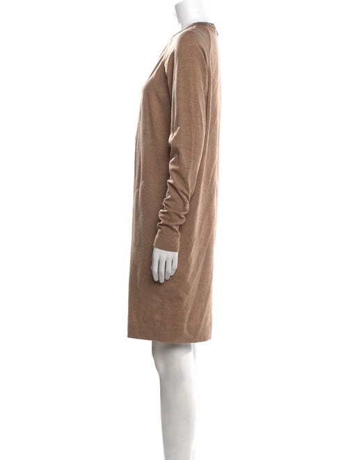 Brunello Cucinelli Virgin Wool Knee-Length Dress