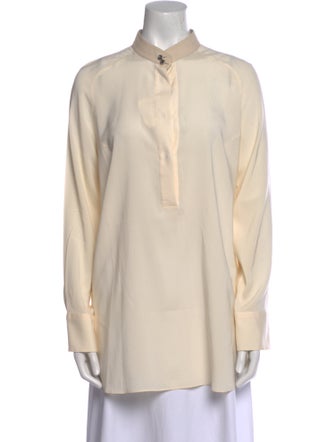 Brunello Cucinelli Silk Mock Neck Tunic