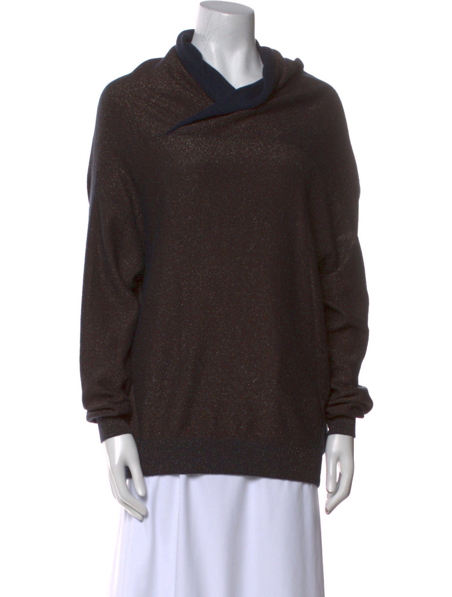 Brunello Cucinelli Cashmere Cowl Neck Sweater