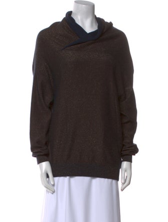 Brunello Cucinelli Cashmere Cowl Neck Sweater