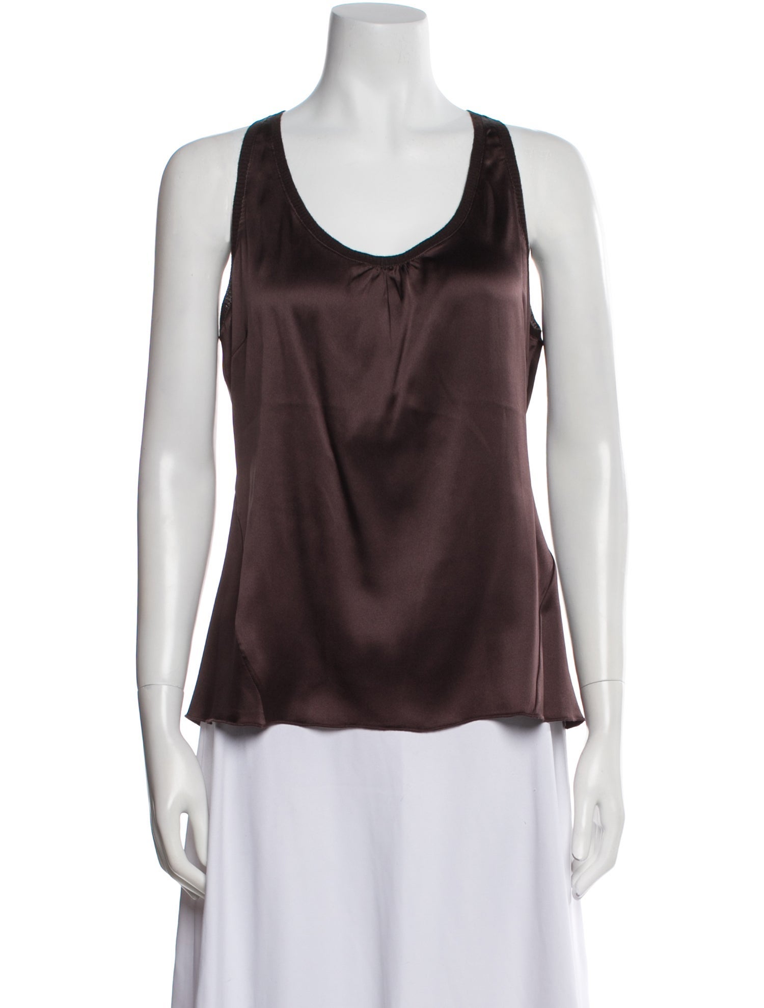 Brunello Cucinelli Cashmere Scoop Neck Top