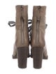 Brunello Cucinelli Leather Lace-Up Boots