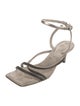 Brunello Cucinelli Monili Suede Slingback Sandals