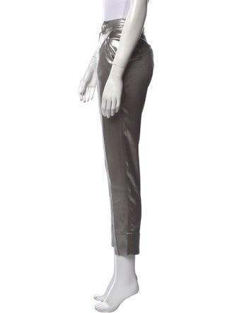 Brunello Cucinelli Silk Straight Leg Pants