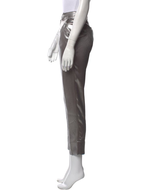 Brunello Cucinelli Silk Straight Leg Pants