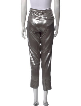 Brunello Cucinelli Silk Straight Leg Pants