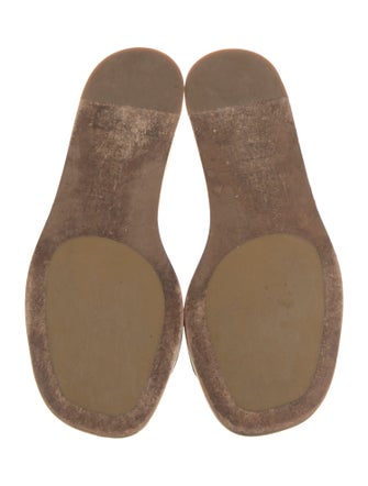 Brunello Cucinelli Monili Leather Slides