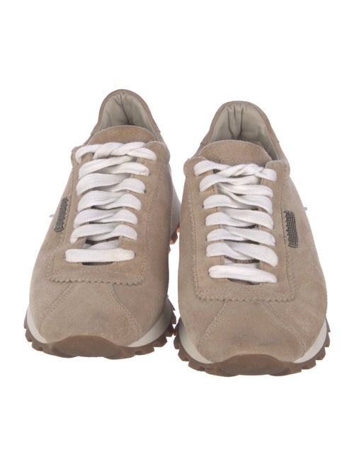 Brunello Cucinelli Suede Athletic Sneakers