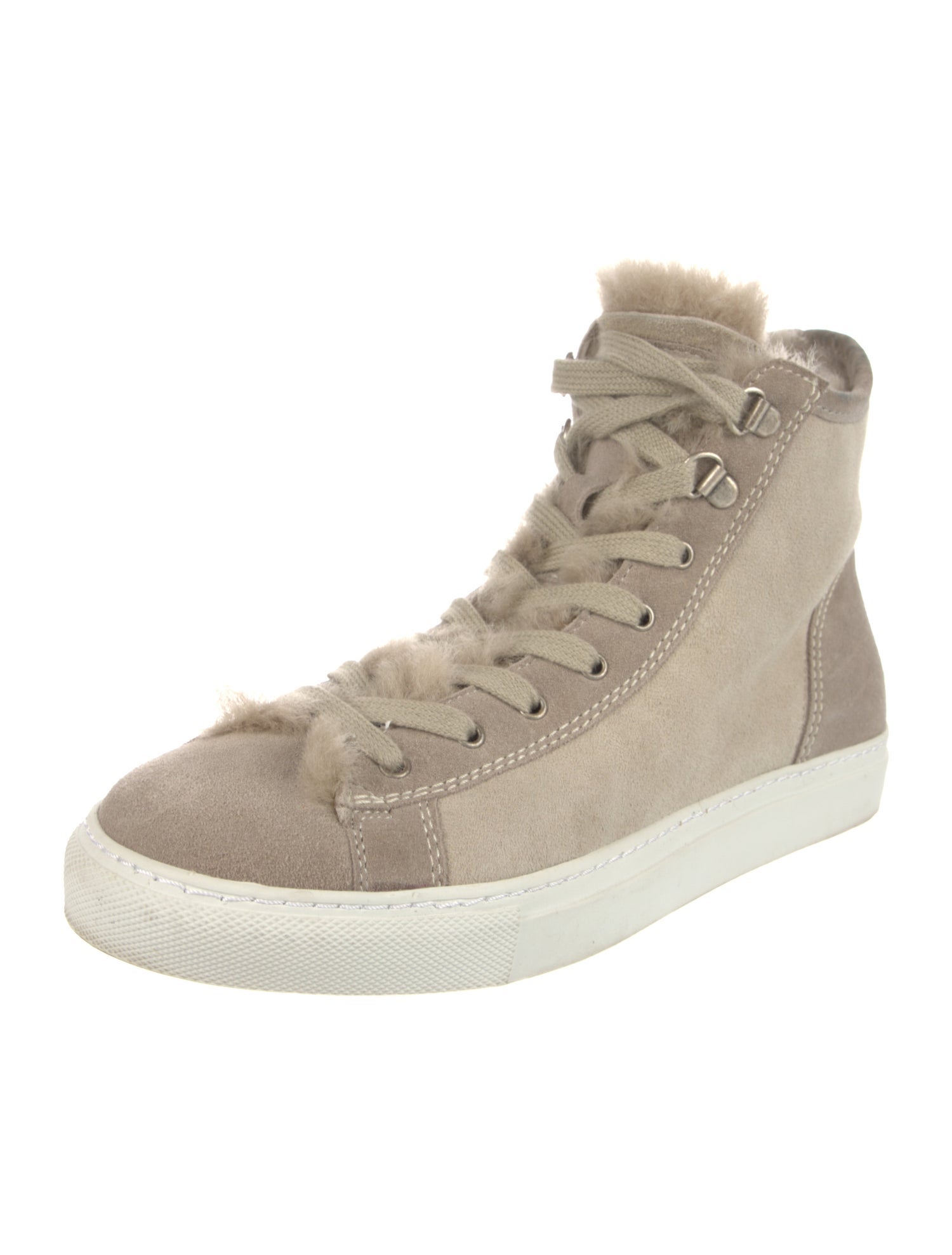 Brunello Cucinelli Suede Wedge Sneakers