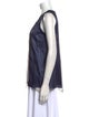 Brunello Cucinelli Scoop Neck Sleeveless Blouse