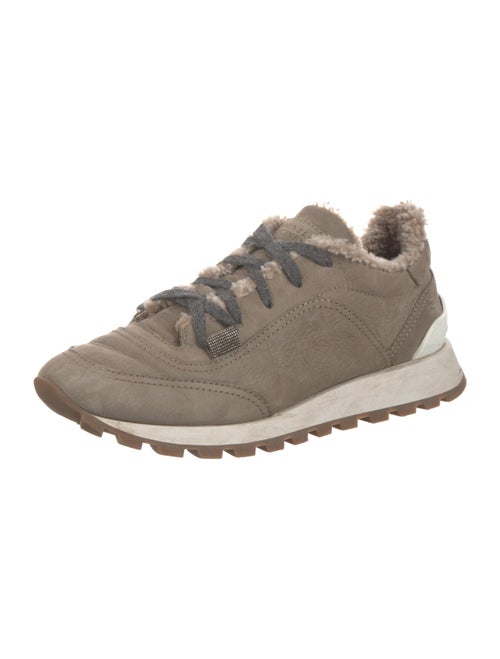Brunello Cucinelli Monili Suede Sneakers