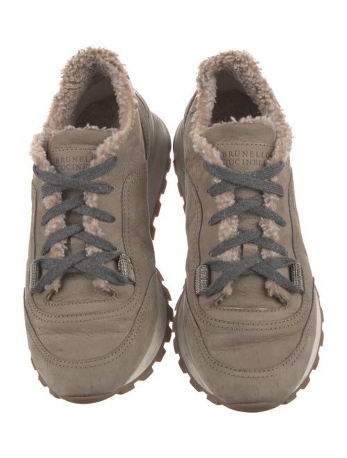Brunello Cucinelli Monili Suede Sneakers