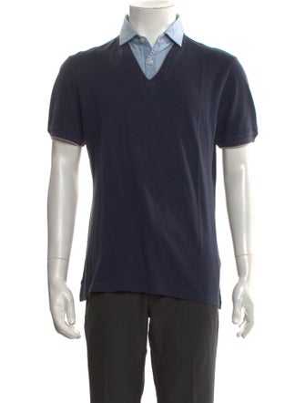 Brunello Cucinelli Crew Neck Short Sleeve Polo Shirt