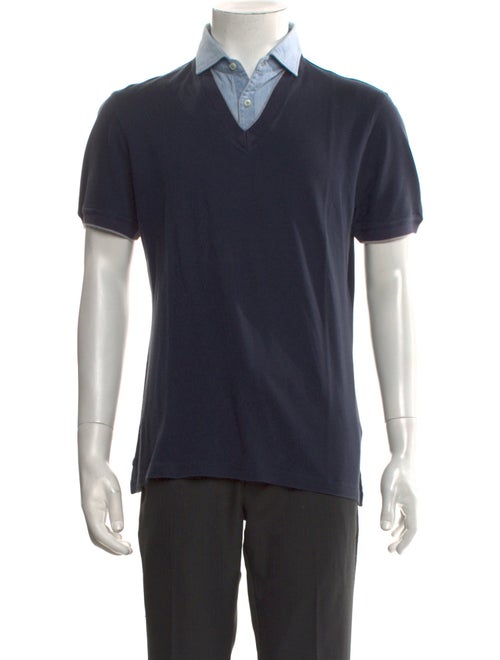 Brunello Cucinelli Crew Neck Short Sleeve Polo Shirt