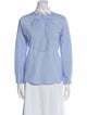 Brunello Cucinelli Long Sleeve Button-Up Top