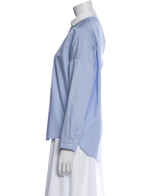 Brunello Cucinelli Long Sleeve Button-Up Top