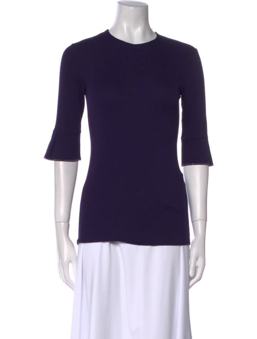 Brunello Cucinelli Crew Neck Three-Quarter Sleeve T-Shirt