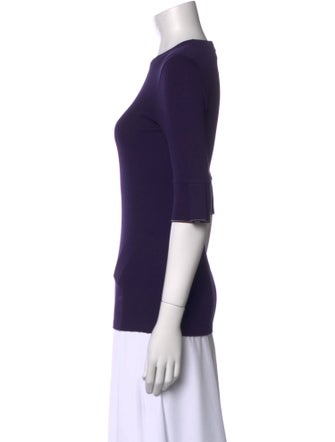 Brunello Cucinelli Crew Neck Three-Quarter Sleeve T-Shirt