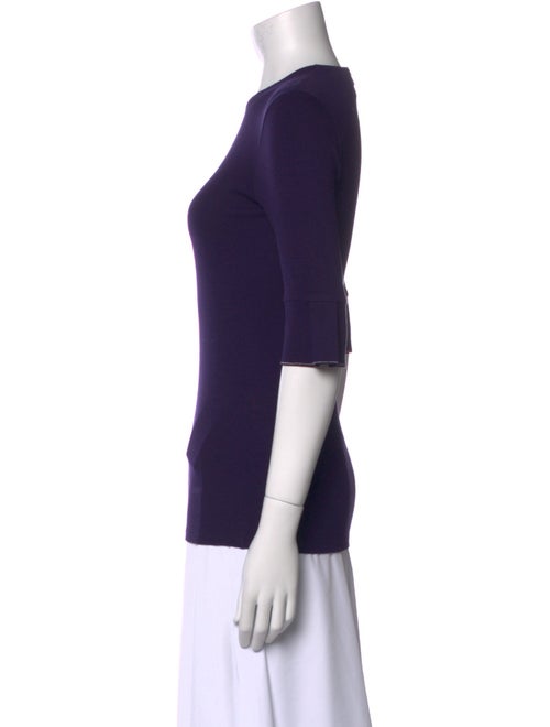 Brunello Cucinelli Crew Neck Three-Quarter Sleeve T-Shirt