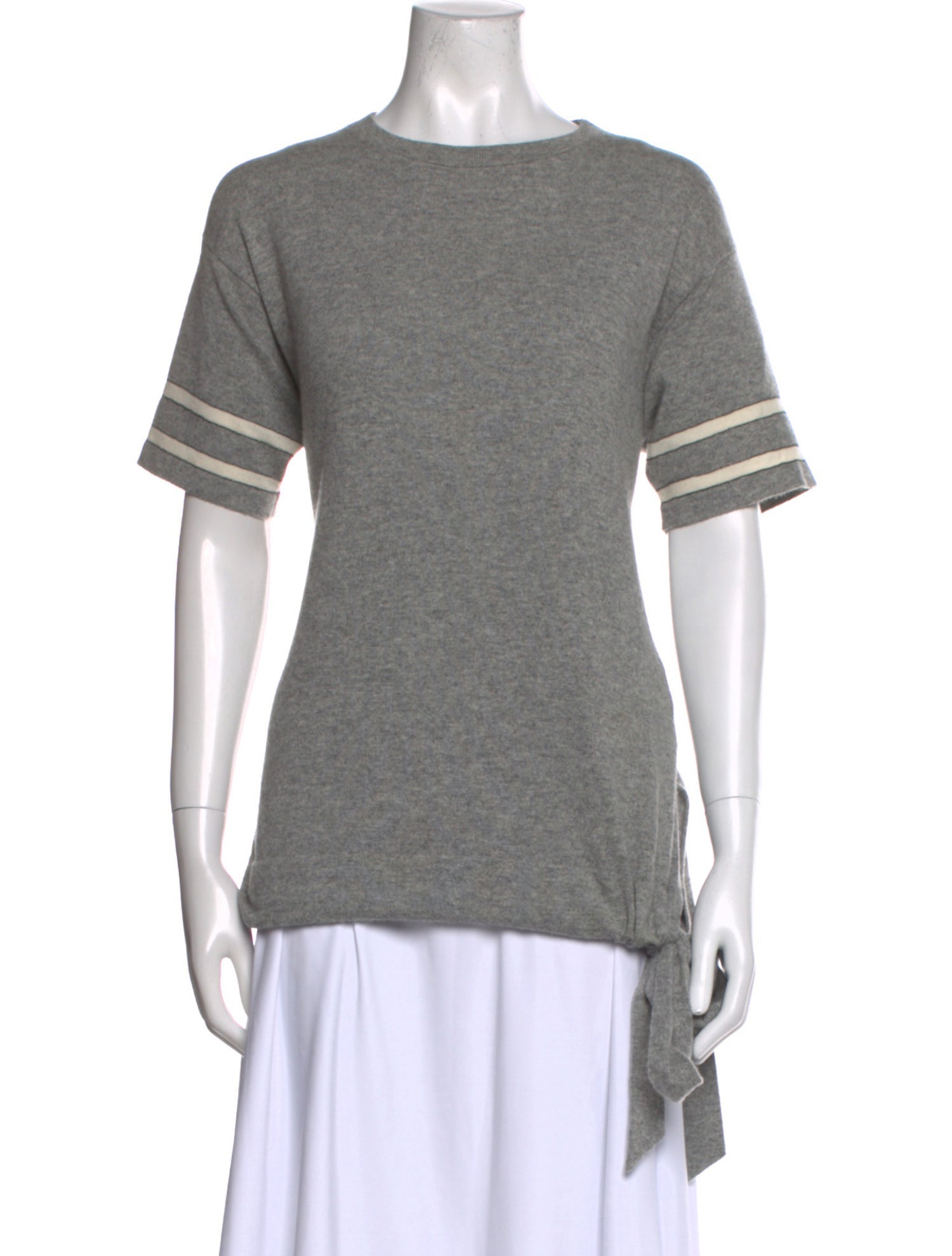 Brunello Cucinelli Cashmere Scoop Neck T-Shirt
