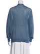 Brunello Cucinelli Linen V-Neck Sweater