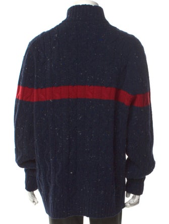 Brunello Cucinelli Virgin Wool Striped Cardigan