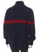 Brunello Cucinelli Virgin Wool Striped Cardigan