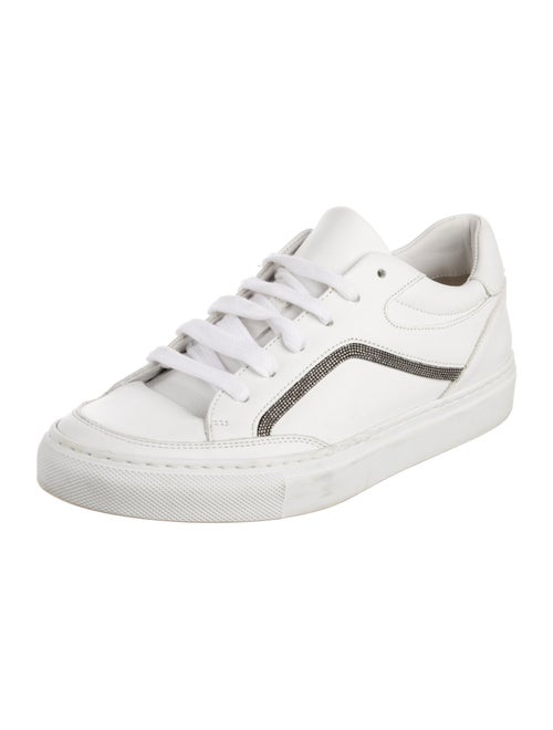 Brunello Cucinelli Monili Leather Sneakers