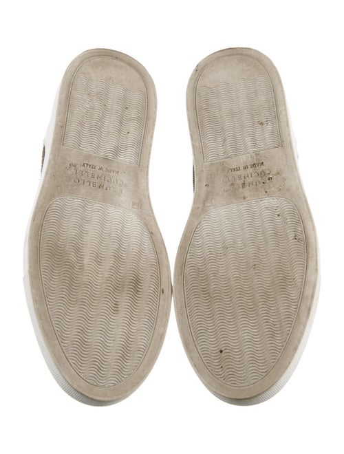 Brunello Cucinelli Monili Leather Sneakers