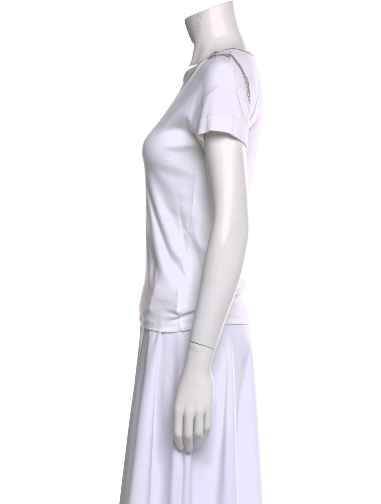 Brunello Cucinelli V-Neck Short Sleeve T-Shirt