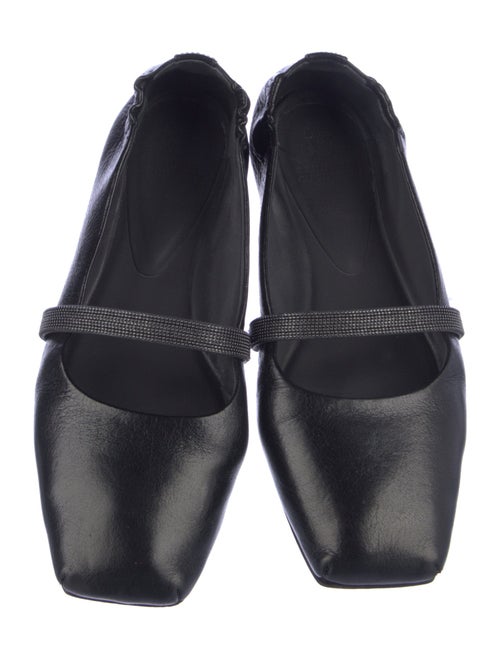 Brunello Cucinelli Leather Mary Jane Flats