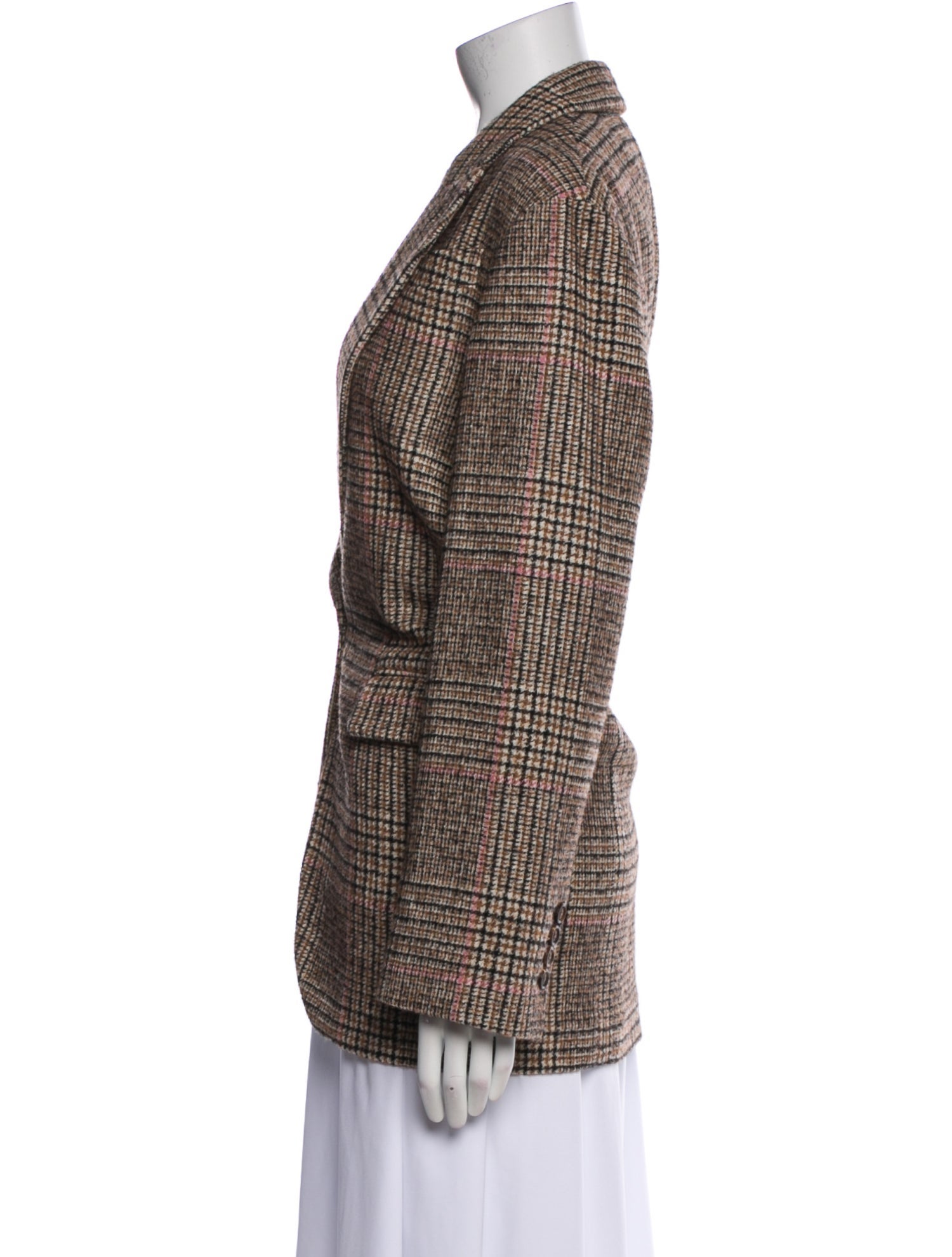 Brunello Cucinelli Plaid Print Blazer