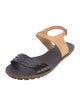 Brunello Cucinelli Leather Slingback Sandals
